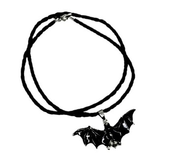 WISIOREK TALIZMAN NIETOPERZ RZEMYK NASZYJNKI 2YK