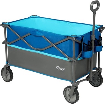WÓZEK TRANSPORTOWY OGRODOWY PLAŻOWY ZAKUPY 100KG