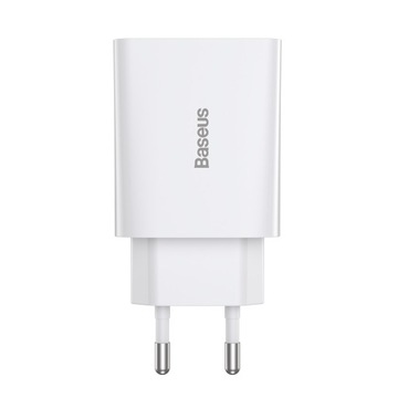 БЫСТРОЕ СЕТЕВОЕ ЗАРЯДНОЕ УСТРОЙСТВО BASEUS USB-C ИСТОЧНИК ПИТАНИЯ 20 Вт PD QC 3.0
