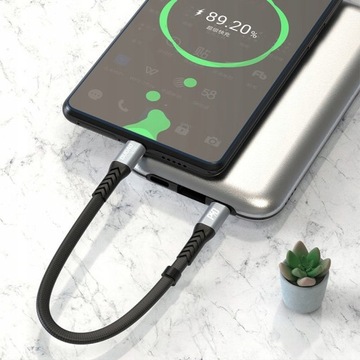 Короткий кабель USB-C — USB-C для Android Auto | 23 см