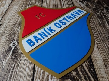 Banik Ostrawa szyld herb na ścianę prezent urodzinowy dla męża chłopaka