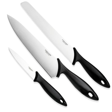 НАБОР НОЖЕЙ FISKARS, 6x КУХОННЫЙ НОЖ ДЛЯ ХЛЕБА ШЕФ-ПОВАР ESSENTIAL
