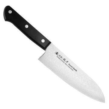 Satake Unique VG-10 Damascus Japoński Nóż Kuchenny Santoku Do Warzyw 17cm