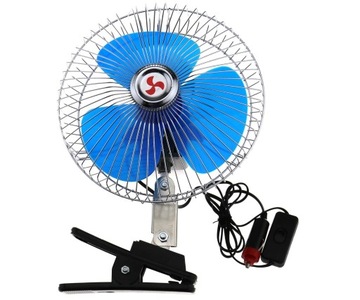 БОЛЬШОЙ АВТОМОБИЛЬНЫЙ ВЕНТИЛЯТОР ВРАЩАЮЩИЙСЯ С РЕГУЛИРОВКОЙ КОЛЕБАНИЯ 12 В и 24 В