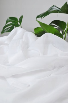 ШТОРА ВУАЛЬНАЯ МЕТРОВАЯ, ТЮЛЬ ГЛАДКИЙ, БЕЛЫЙ, ВЫСОТА 300СМ, ЭЛЕГАНТНЫЙ ДЕКОР