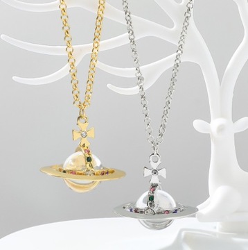 Подвеска в стиле Vivienne в стиле аниме Nana Saturn, золото