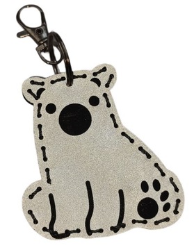 BRELOK ODBLASKOWY MASKOTKA ZAWIESZKA ODBLASK MIŚ