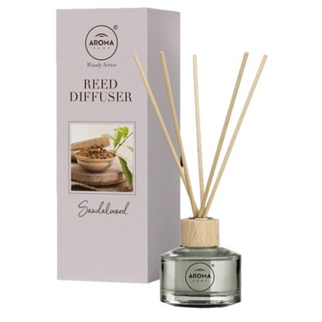 PATYCZKI ZAPACHOWE AROMA WOODY STICKS 50ML ZAPACH DRZEWO SANDAŁOWE DYFUZOR