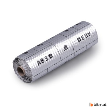 ALUBUTYULOWA коврик из алюминия с клеем, водостойкий, звукоизоляция блока 3мм.