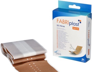 Plaster tkaninowy z opatrunkiem 8cmx1m FABRIplast