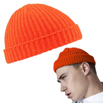 MODNA CZAPKA DOKERKA DOCKER ZŁODZIEJKA fire red