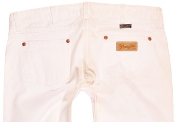 WRANGLER spodnie STRAIGHT white JORDAN _ W32 L30