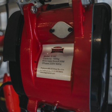 Лебедка Dragon Winch 230В 160кг | 30-метровая электрическая веревка для мастерской