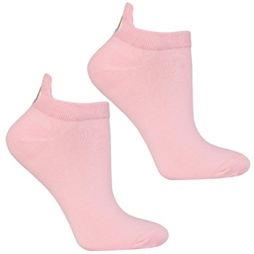 3x Ponožky Dámske Členkové Ponožky Bavlnené s výšivkou Roztomilé MORAJ 35-38