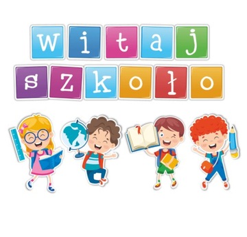 Dekoracja papierowa szkolna 