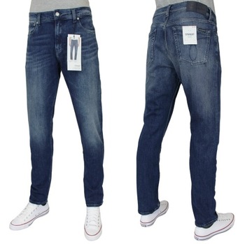 CALVIN KLEIN JEANS SPODNIE MĘSKIE |J30J317218 1BJ |W32 L34