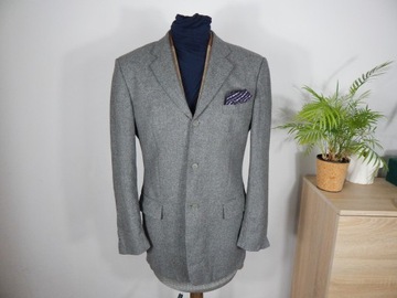 OTTO KERN uk42 eu52 Large L męska marynarka casual tweed jodełka