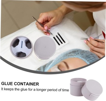 1 держатель клея для ресниц, наборы для наращивания ресниц, наборы для нанесения клея, PA