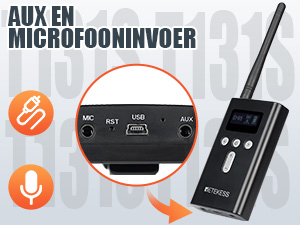 Retekess T130S System Przewodnika Turystycznego, Przenośny System Audio