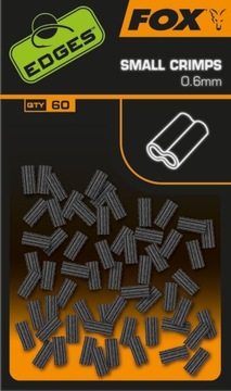 Zaciski Edges Crimps 0,6mm 60 Sztuk Fox