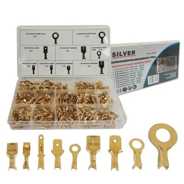 SILVER KONEKTORY ZESTAW KONEKTORÓW SAMOCHODOWYCH KABLOWYCH 450SZT S11341