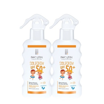 Iwostin Solecrin Spray dla dzieci SPF 50+ x2