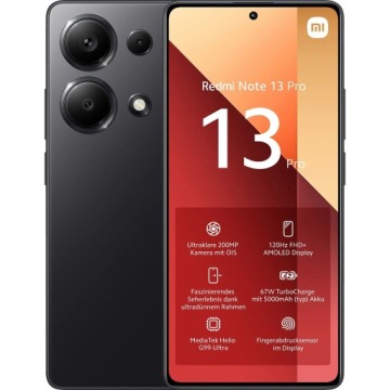Смартфон Xiaomi Redmi Note 13 Pro 4G 8/256 ГБ LTE AMOLED Midnight Black