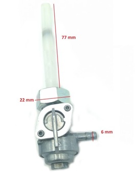KRANIK PALIWA SKUTER ATV KOSIARKA GWINT M14 6 MM