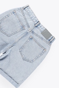 PULL & BEAR SPODNIE MOM JEANS SZORTY KRÓTKIE SPODENKI T3U NG3__XS