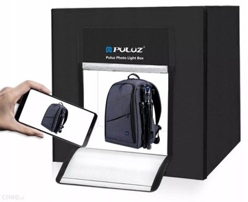PULUZ PU5080 БЕСТЕНЕВАЯ ТЕНТА 80x80см LED 5500K для фотосъемки товаров