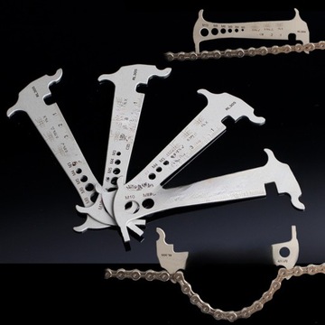 ТРИ В ОДНОМ ВЕЛОСИПЕДНОЙ ЦЕПИ ПРОВЕРКА ИНСТРУМЕНТАЛЬНОЙ ЦЕПИ ИНДИКАТОР ИЗНОСА ИЗМЕРЕНИЯ УГЛЕРОДИСТОЙ СТАЛИ