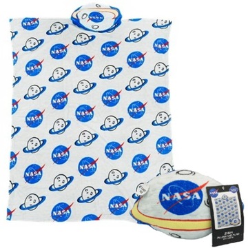 Koc i poduszka polarowy NASA 2w1 100x125cm