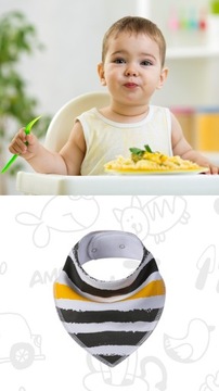 НАБОР МАТЕРИАЛА НАГЛУЖНИКИ PUL BIB 30-35 см 3 шт. Хлопок 100%