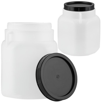 BECZKA KWADRATOWA BIAŁA 20L PLASTIKOWA DO KISZENIA KAPUSTA/OGÓRKI