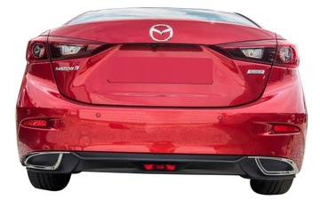 MAZDA 3 СЕДАН ДИФФУЗОР ЮБКА ЗАДНЕГО БАМПЕРА