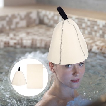 Czapki do włosów do sauny Rosyjska czapka Spa Duży prysznic