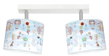 Żyrandol lampa sufitowa wisząca SŁONIK BŁĘKITNY lampy sufitowe do pokoju