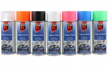 СИНЯЯ РЕЗИНОВАЯ ЖИДКАЯ ФОЛЬГА-СПРЕЙ 400 МЛ АВТО K