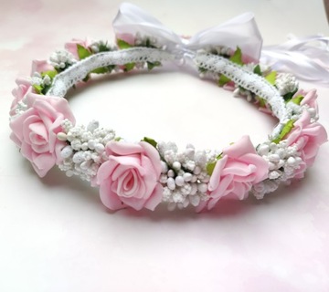 Венок для причастия, венок для причастия, розовый
