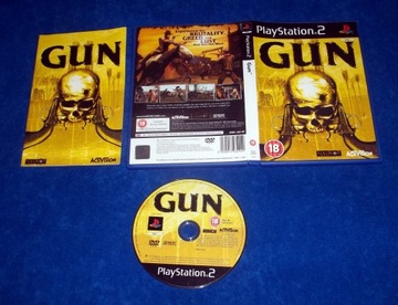 GUN PS2 jak RED DEAD REDEMPTION - GTA na dzikim zachodzie! 3xANG IDEALNA