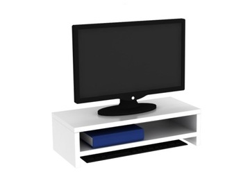 Podstawka pod monitor Simple biała