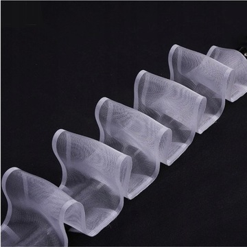 Taśma Tunelowa 10cm do firan zasłon Szelki na karnisz