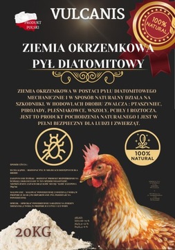 ДИАТОМИТ ПОЛЬСКИЙ ДИАТОМАТ ЗЕМЛЯ 20 КГ 100% НАТУРАЛЬНЫЙ