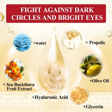 Крем для глаз против морщин, убирает темные круги, мешки под глазами