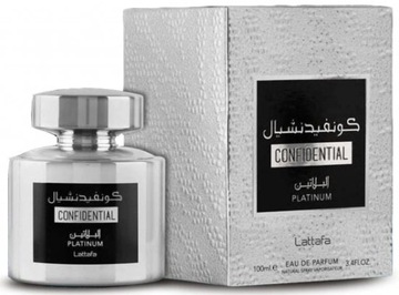 Lattafa CONFIDENTIAL PLATINUM 100ml woda perfumowana