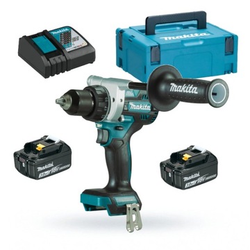 Makita Wiertarko-wkrętarka DDF486 130Nm 18V 2x3Ah