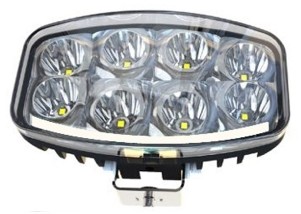 REFLEKTOR DROGOWY LED Z POZYCJĄ LED DÓŁ HALOGEN