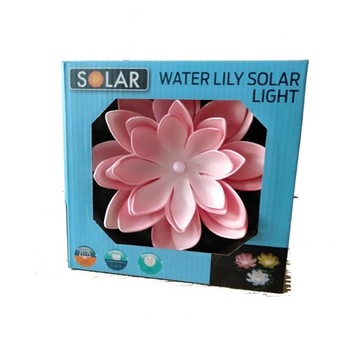 ВОДЯНАЯ ЛИЛИЯ ПЛАВАЮЩАЯ СВЕТИЛЬНИК СОЛНЕЧНАЯ ЛАМПА ЦВЕТОК ЦВЕТОК LED пруд