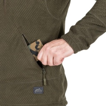Мужская толстовка Polar HELIKON ALPHA TACTICAL флисовая Shadow Grey M