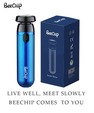 Мини-электробритва, перезаряжаемый USB-триммер для бороды, джентльмен